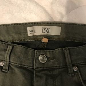 Top shop army Green jeans